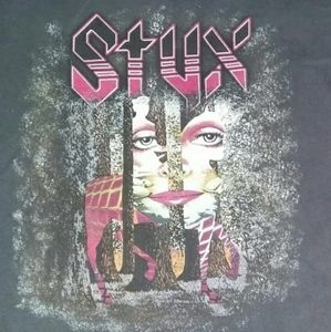 Y2K Styx Vintage Tour Shirt Concert Tee